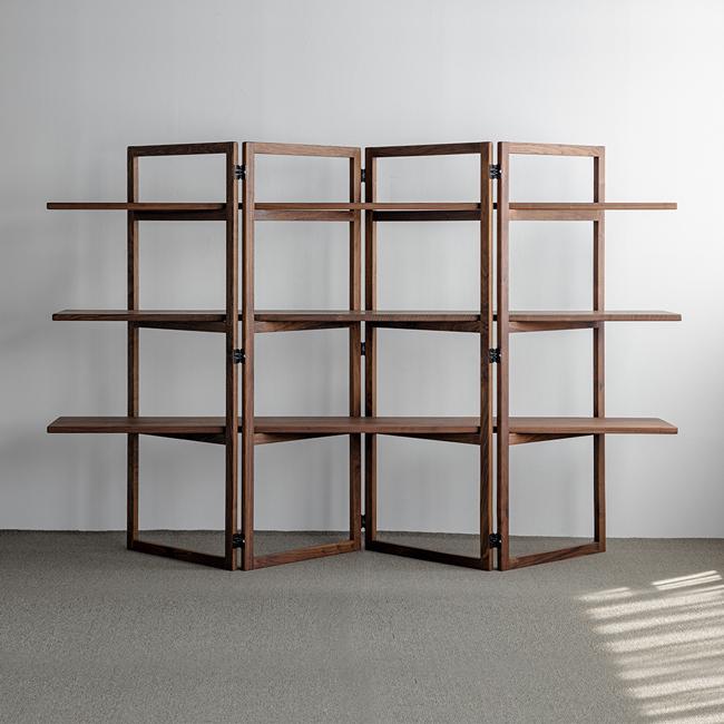 마이스터월넛 D형 와이드책장