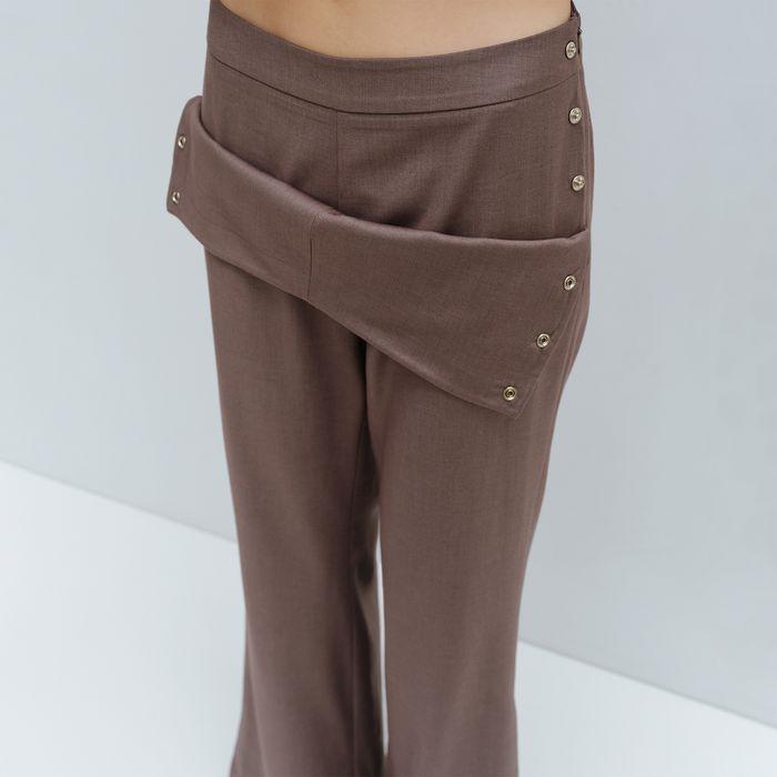 90S SNAP SLACKS (COCOA)