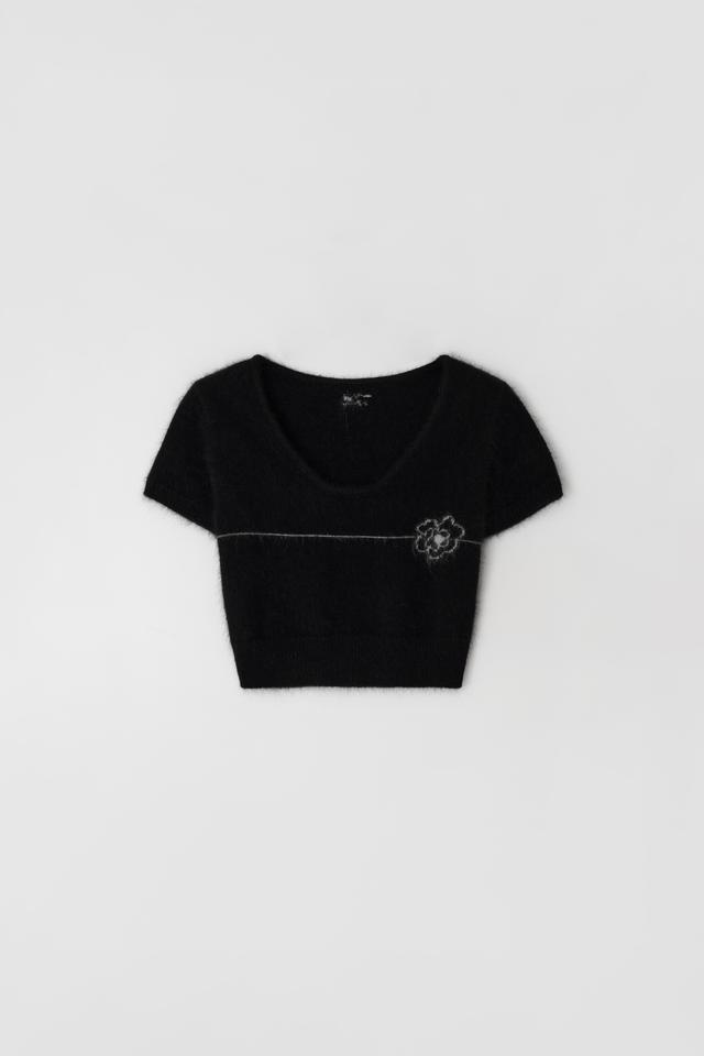 camellia knit top