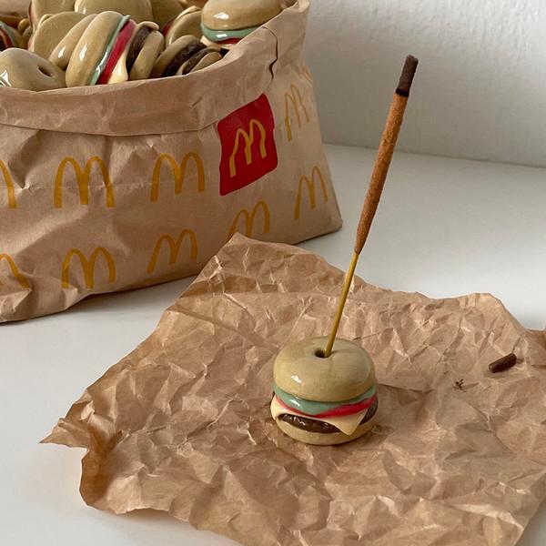 [Incense holder] 버거 인센스홀더