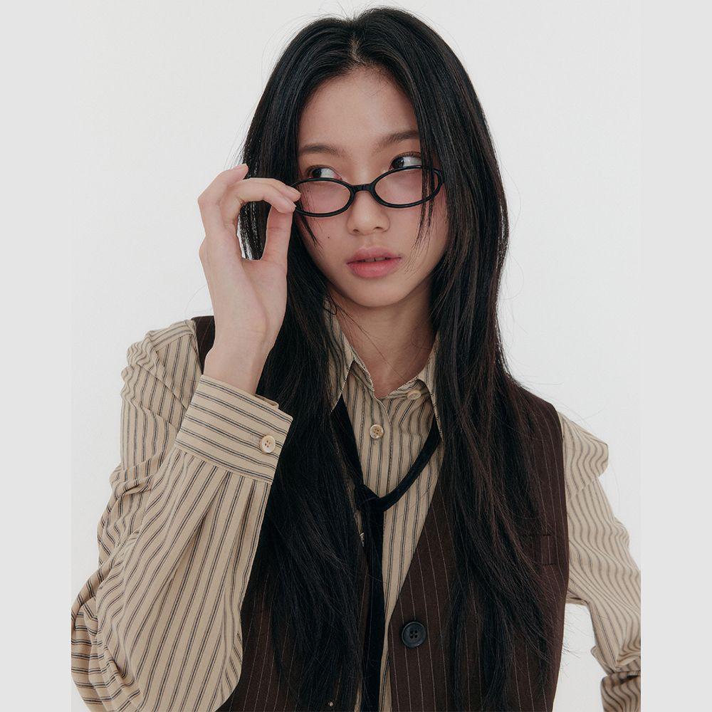 Informal Stripe Shirt _ Beige