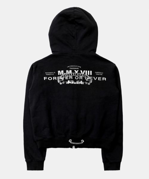 바이퍼 로고 후드 집업 - 블랙