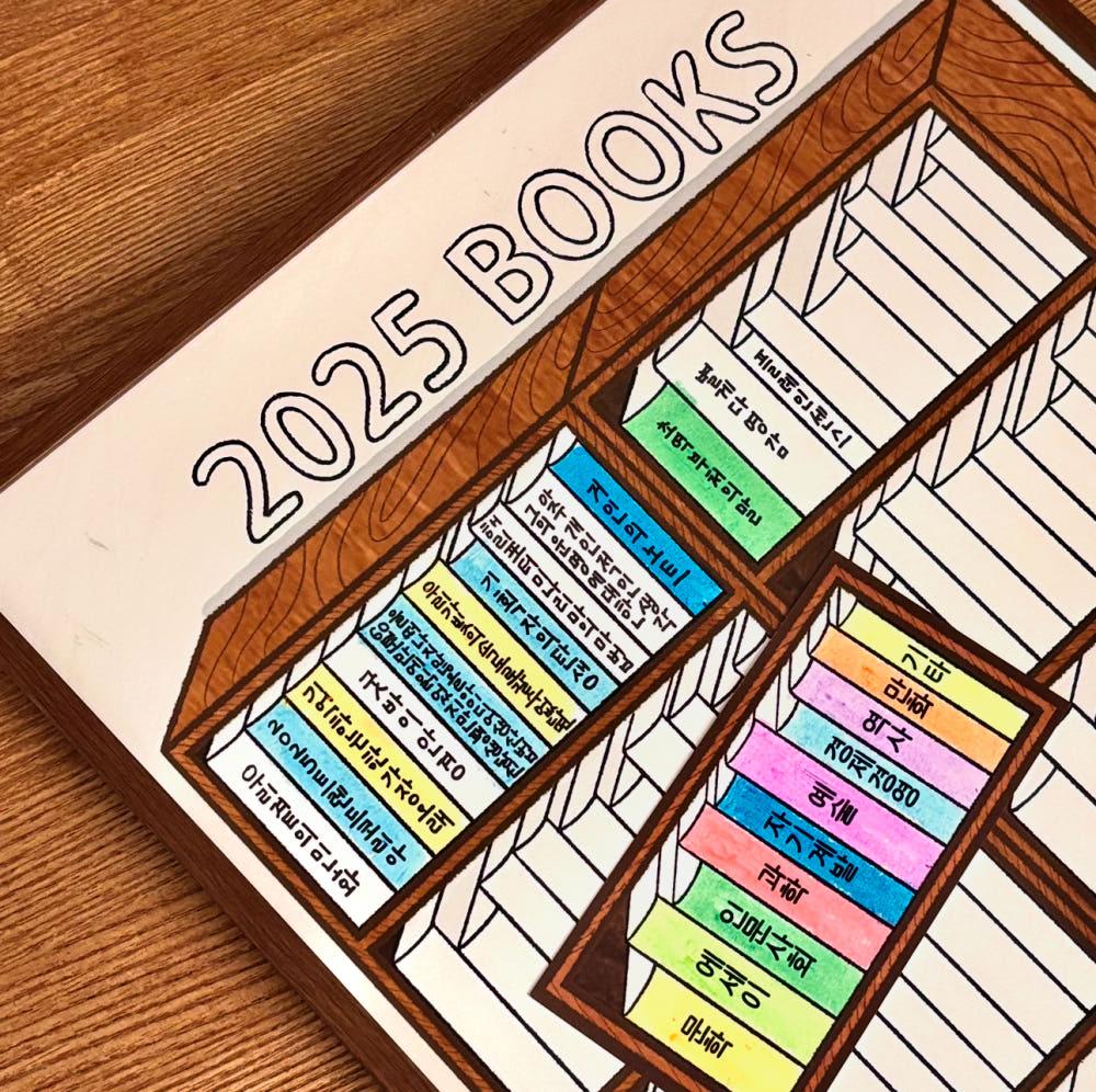책읽는가구그림 : 책가도 2025 books ( 독서습관 / 독서기록 / 텍스트힙 / 독서템 / 독서용품 / 벽포스터 )