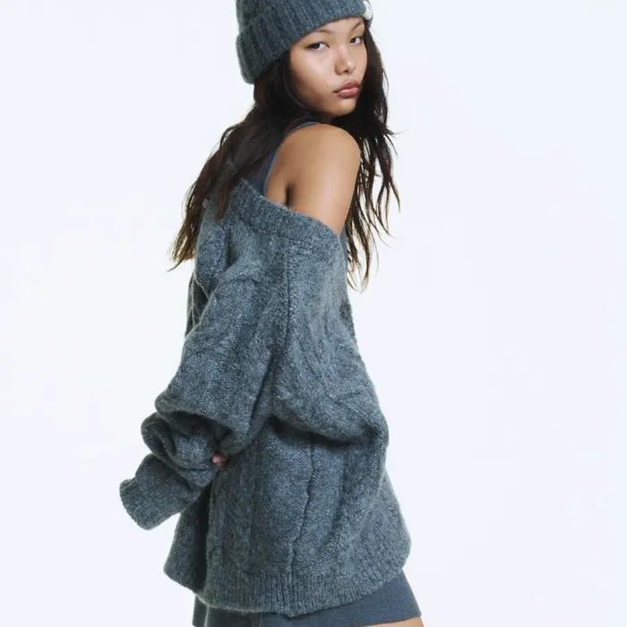G CABLE CARDIGAN (2COLORS)