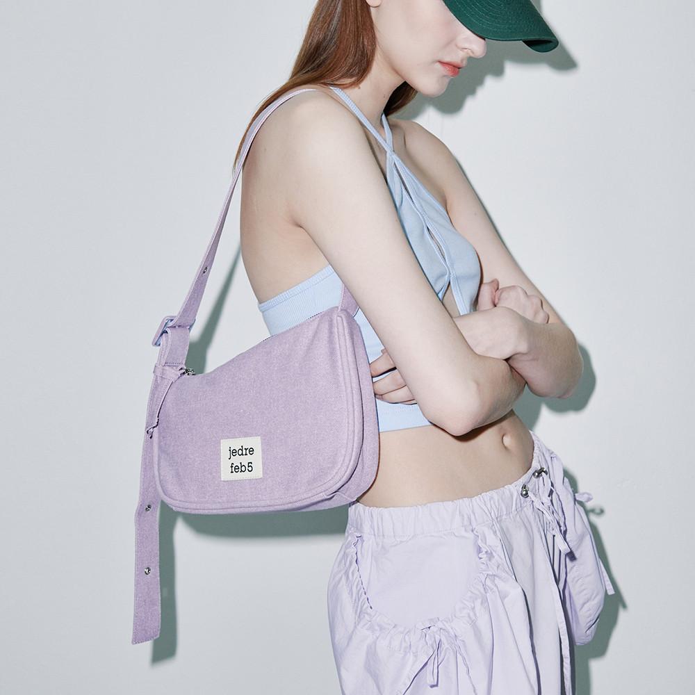 제드레페브5 SLANT SHOULDER 슬랜트 숄더백 purple_ 2차재입고