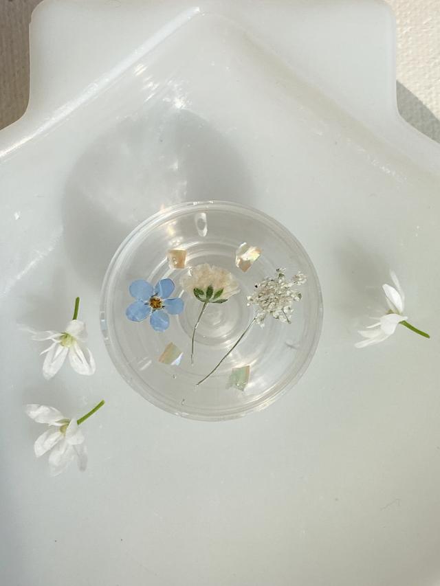 forget-me-not 물망초 오브제 플라워 그립톡