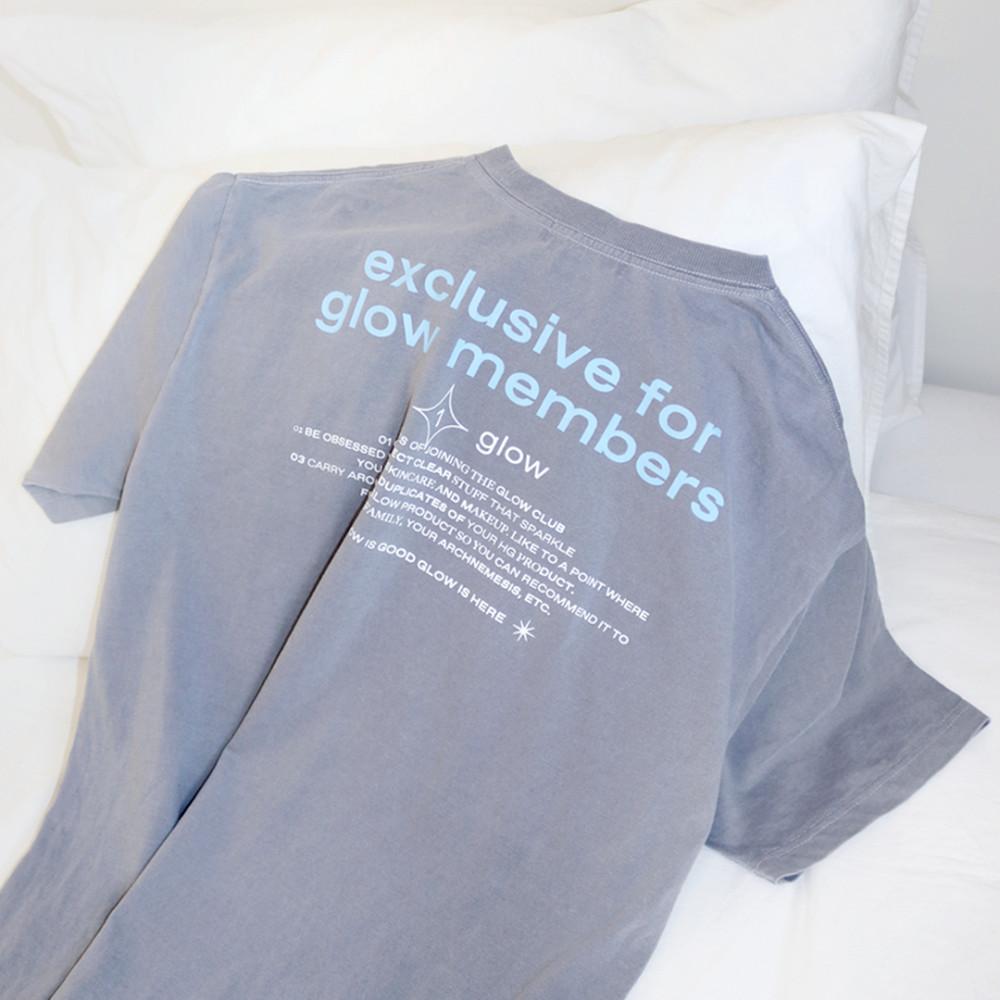 클럽 멤버 반팔 티셔츠(그레이)