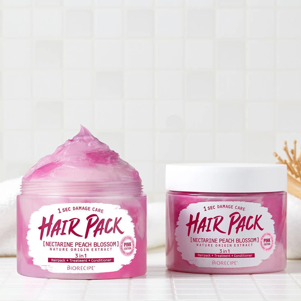 바이오레시피 단백질 핑크 마블헤어팩 LPP 미용실 극손상모 신데렐라클리닉 트리트먼트