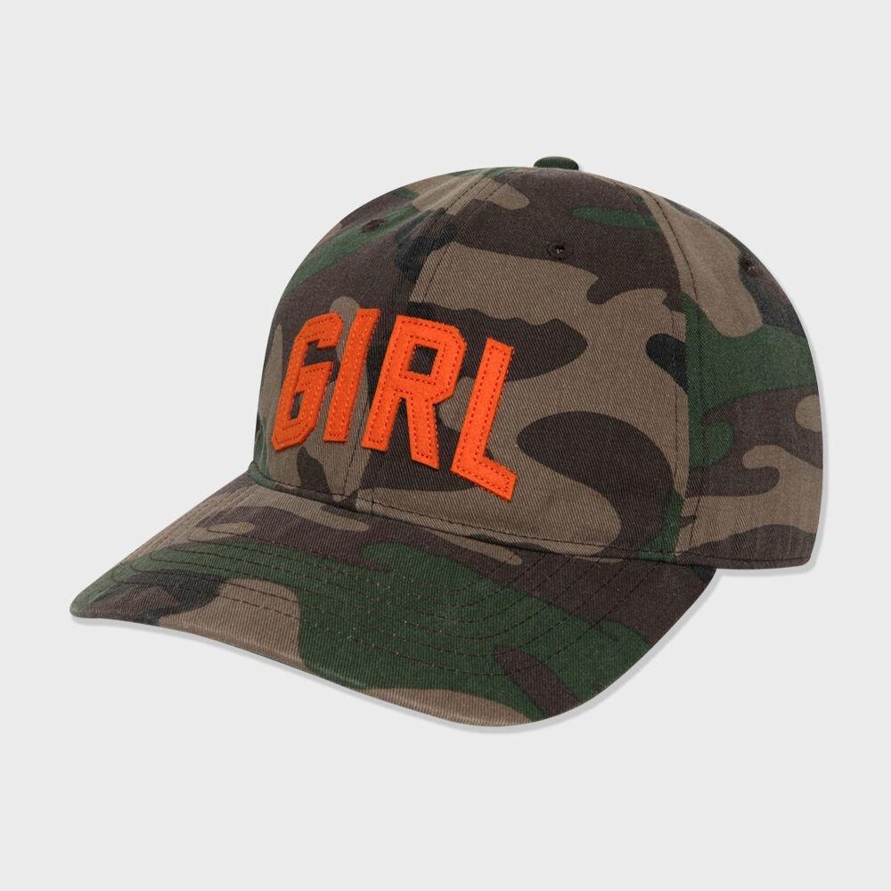 ARCH LOGO PATTERN GRAPHIC CAP camo