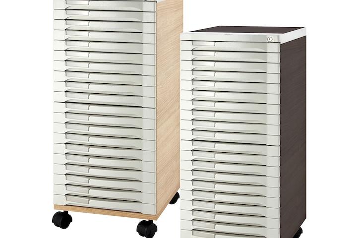 서류보관함 A4 우드 서류함 엑스트라 20단 2color