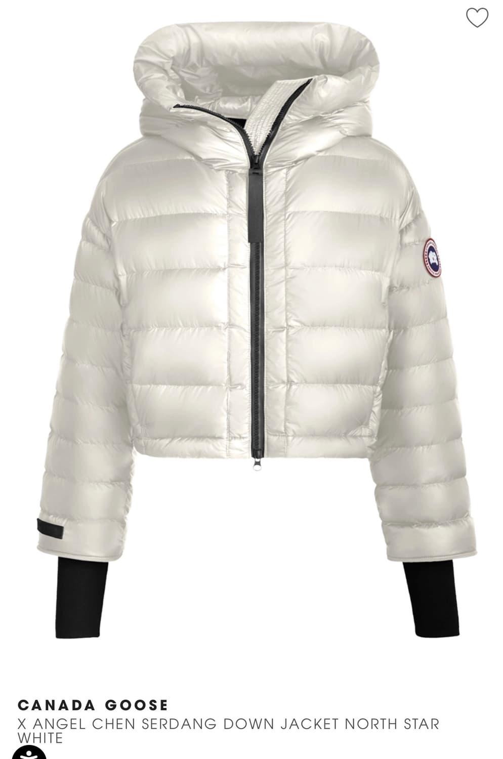 캐나다구스 x 엔젤 첸 크롭 패딩 | 후루츠패밀리