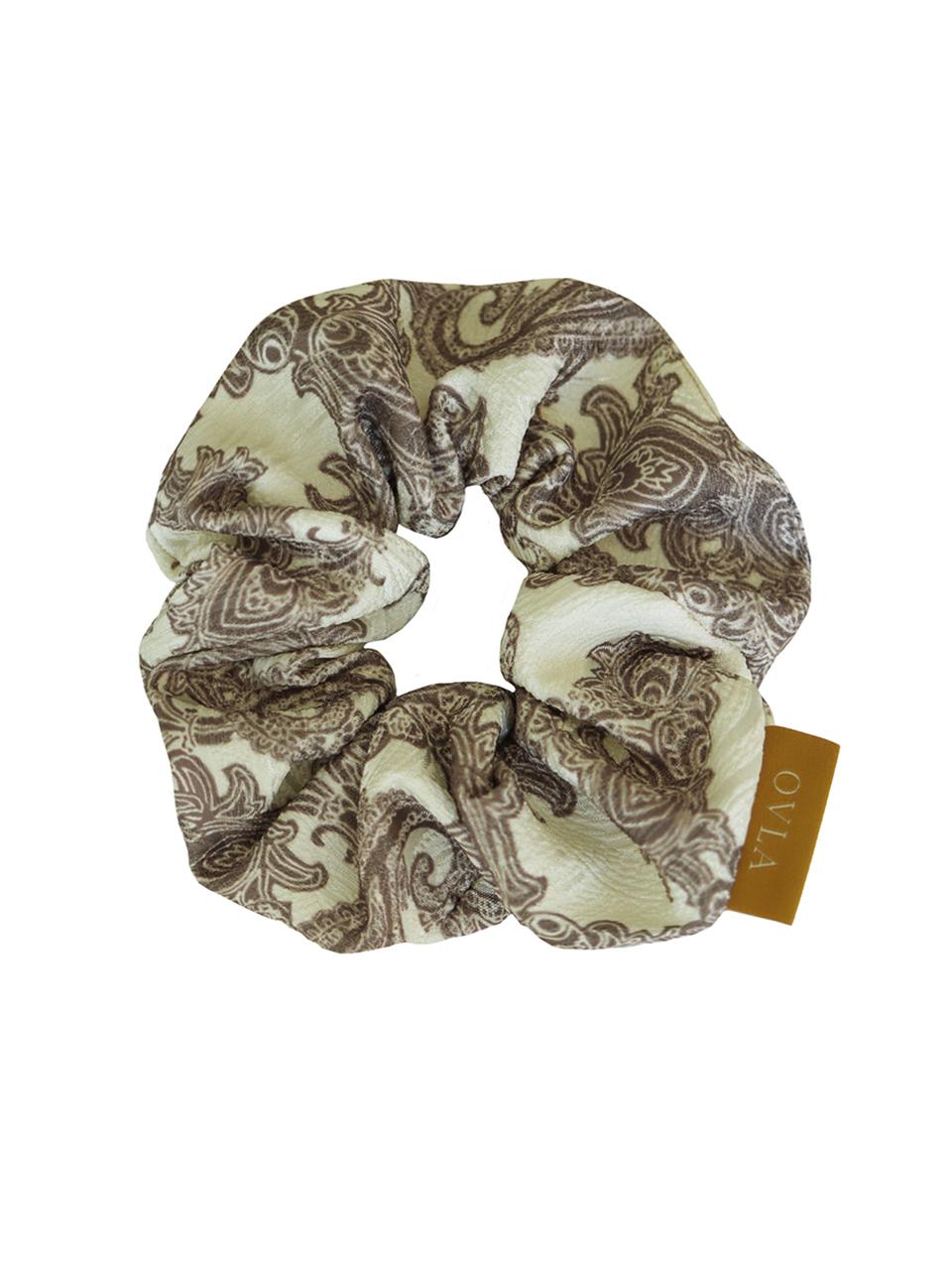[OVLA] Butter jacquard Scrunchie