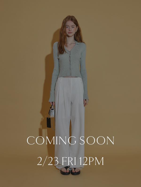 GAVE WOOL SLACKS (WHITE)