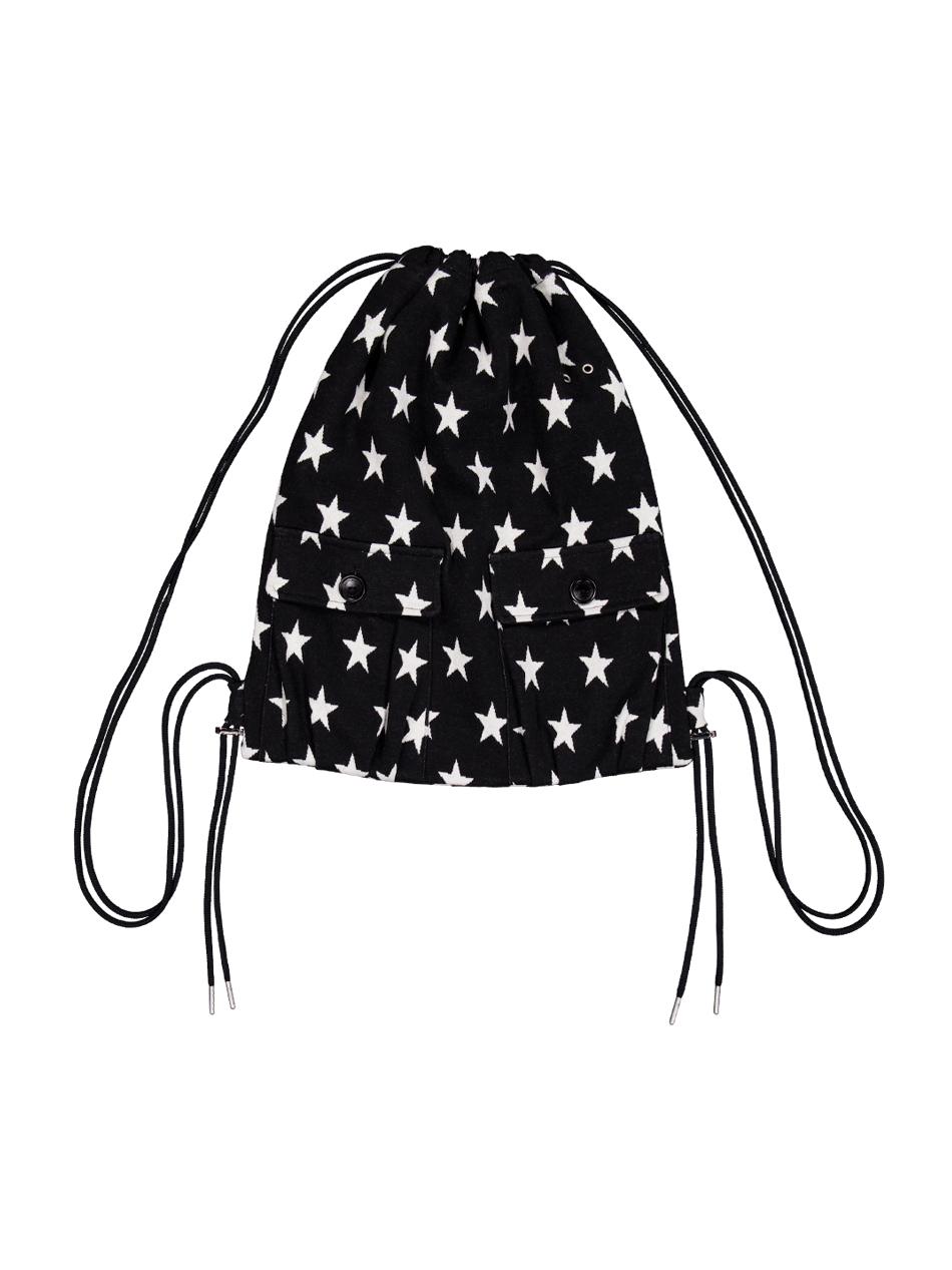 STAR POCKET GYM SACK / BLACK