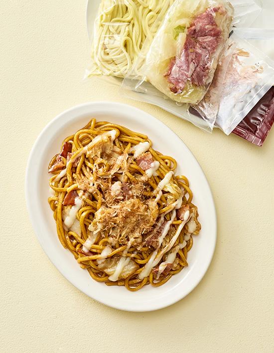 [하코야] 아키타식 야끼소바(리뉴얼)