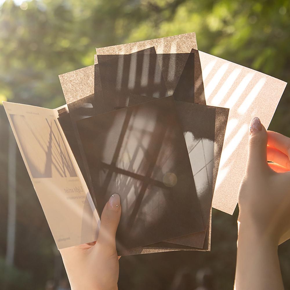빈티지 다꾸 빛과 그림자 황산지 모조지 페이퍼 20매