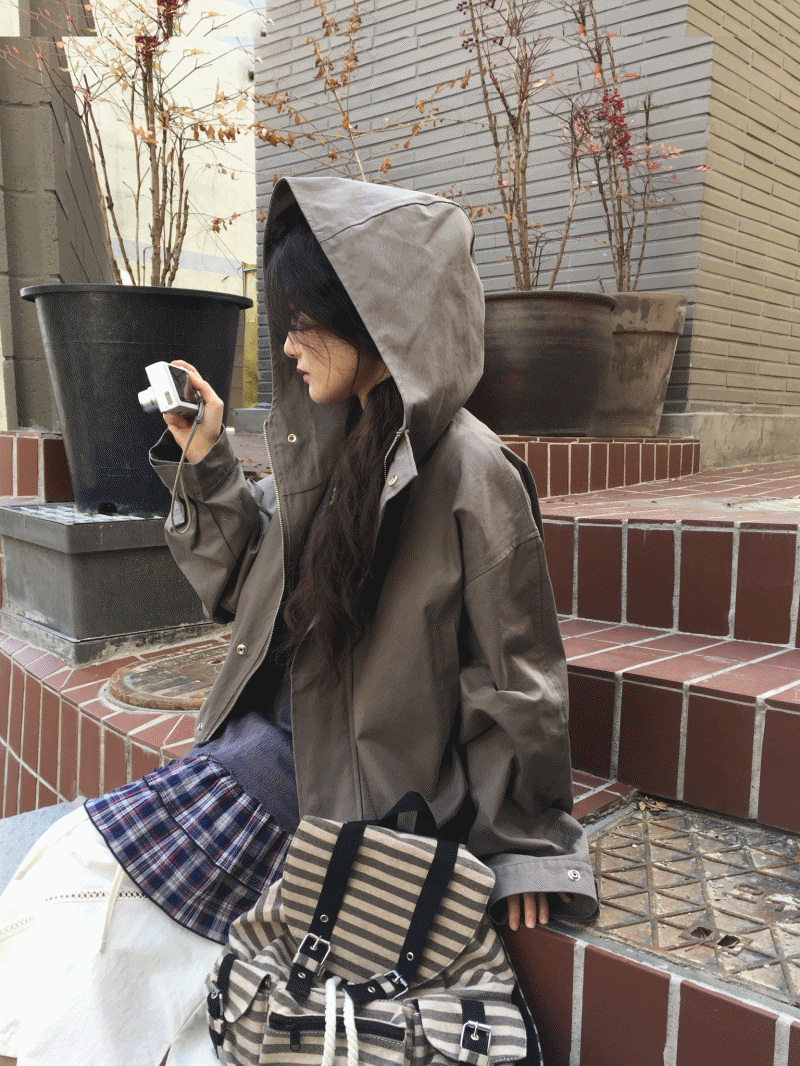 모래하우스 헌트 후드 자켓