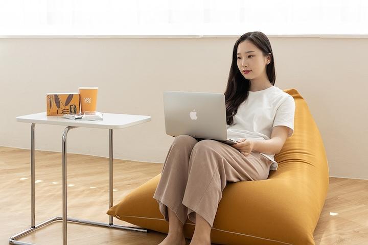 백화상점 무지 빈백 소파 대형 1인용 빈백 원룸 거실 쿠션 쇼파