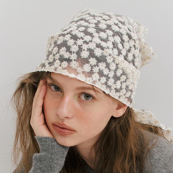 (1차 리오더) FLOWER FLAKE SCARF