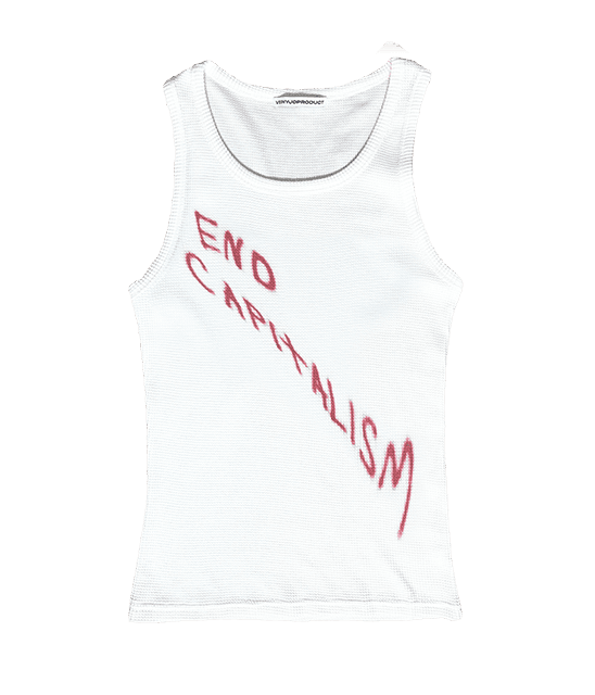 " END CAPITALISM \" Basic Sleeveless