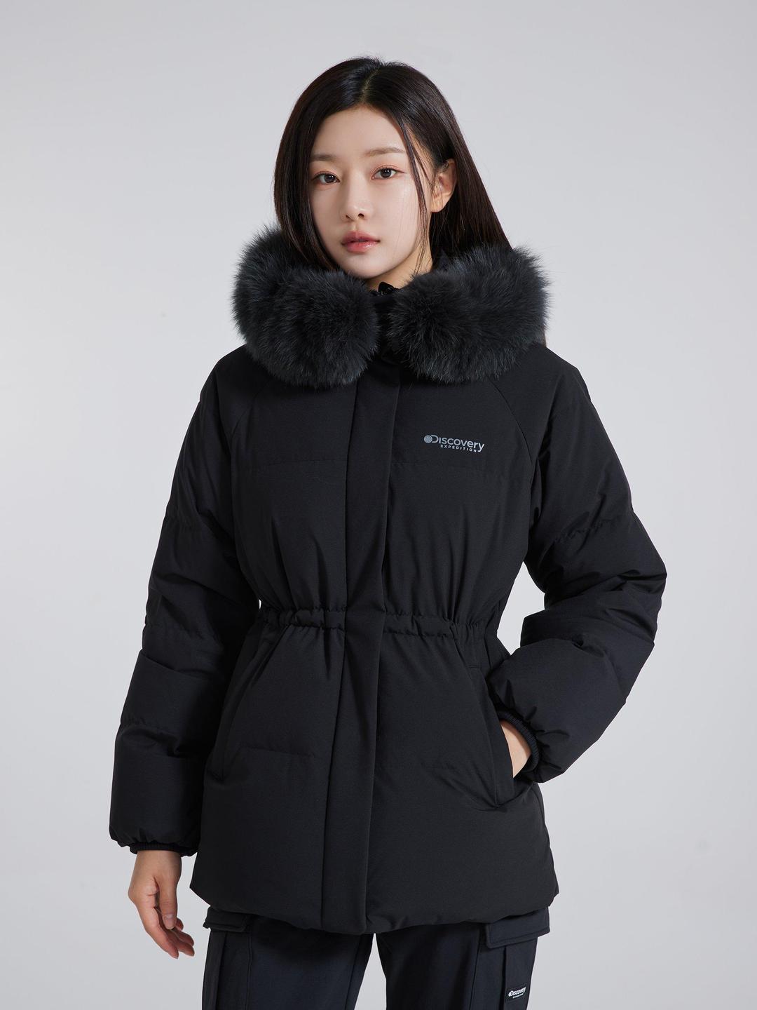 여성 켈리 구스다운 미드패딩