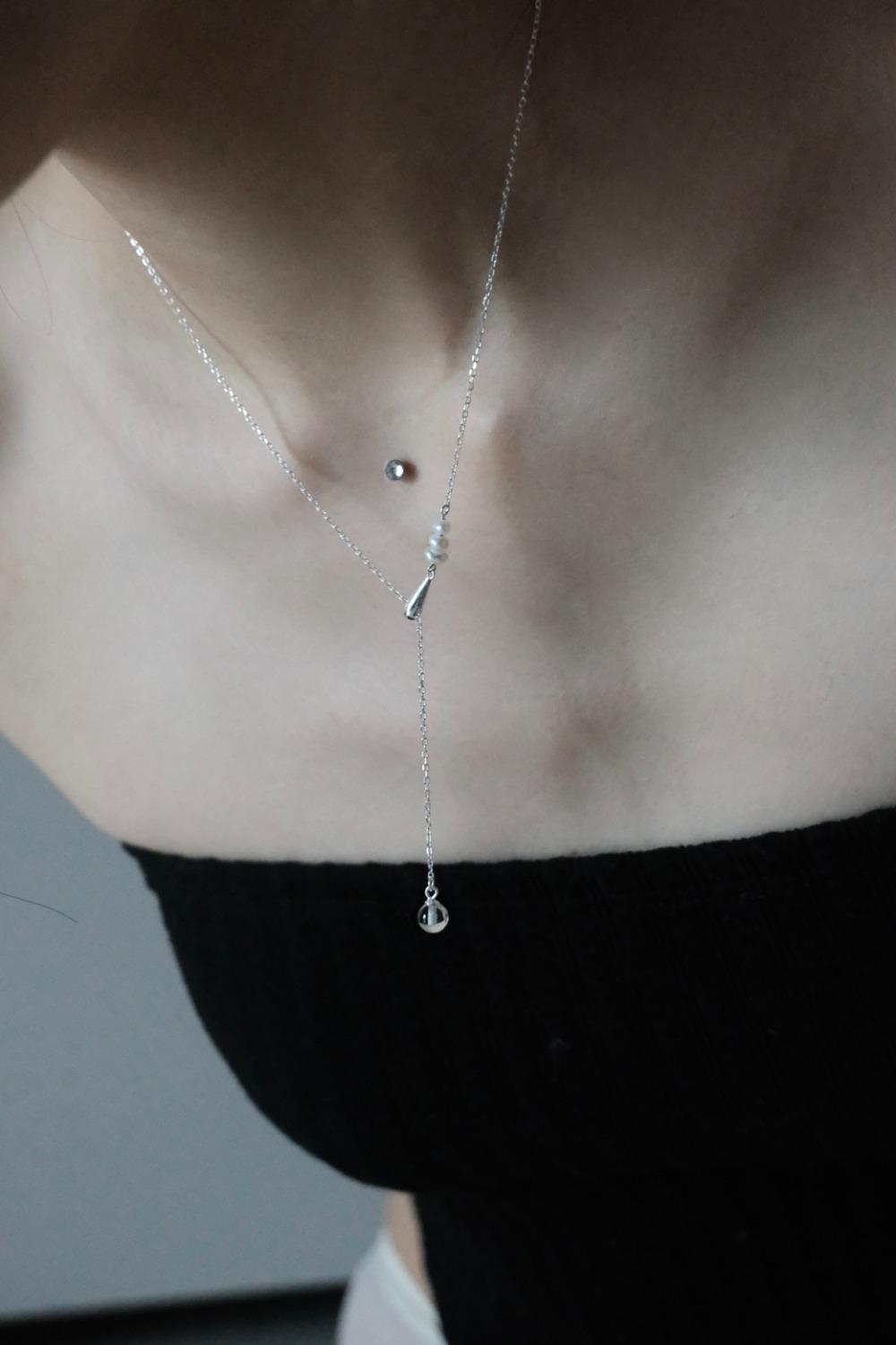 [당일 배송] Dewkissed pearl necklace