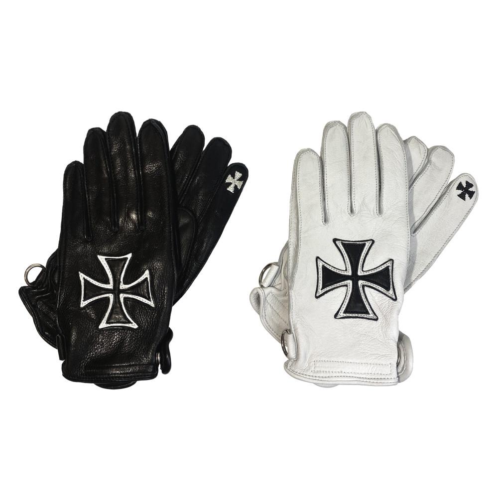 ECTO Ironcross detachable bike glove / 바이크 탈부착 가죽장갑