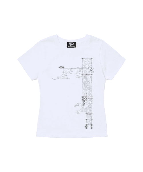 Hybrid Tattoo Tee White