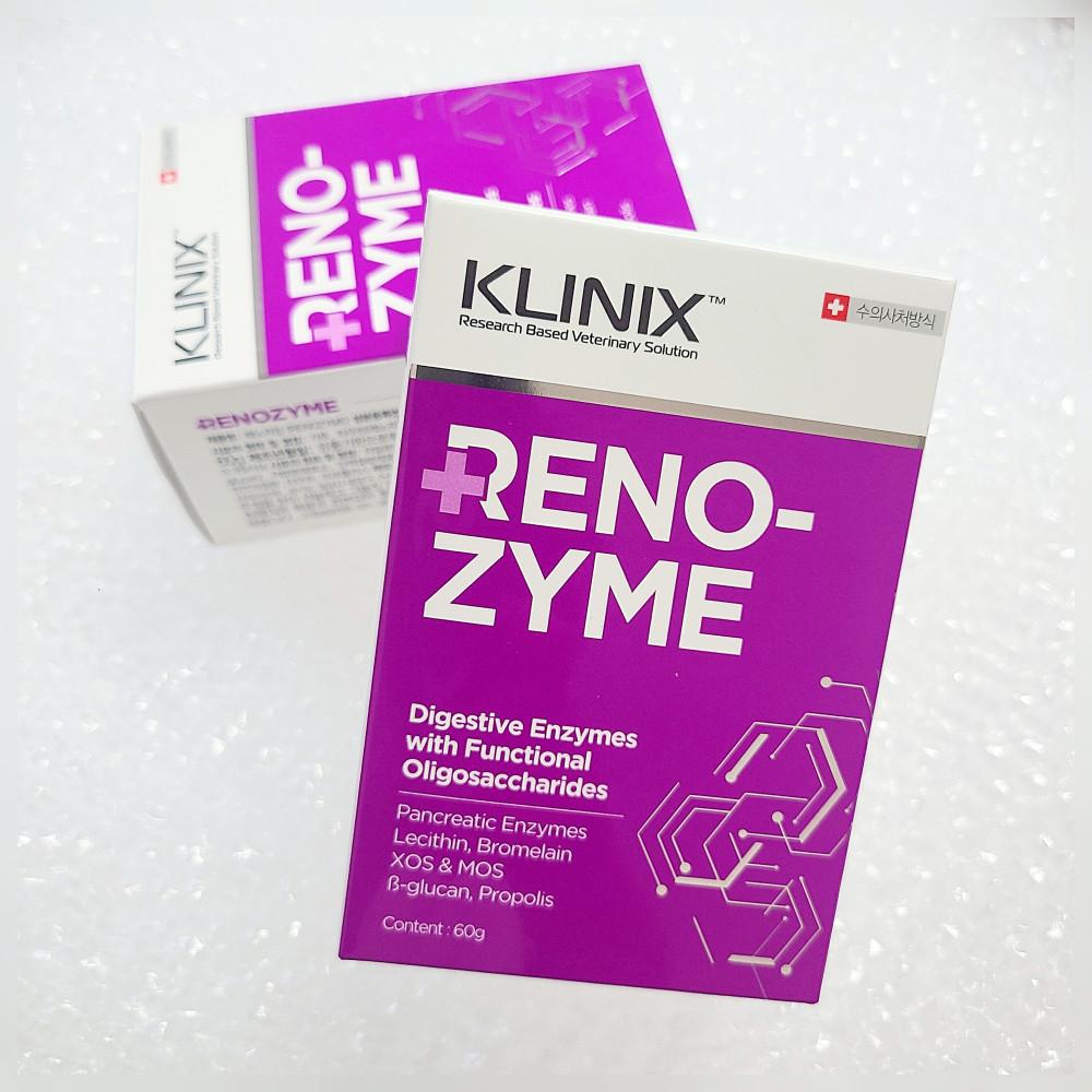 클리닉스 레노자임 RENO-ZYME 60g 반려동물 복합 소화 효소제