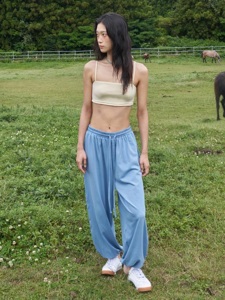 Posa Wide Harem Pants - Sea Mist