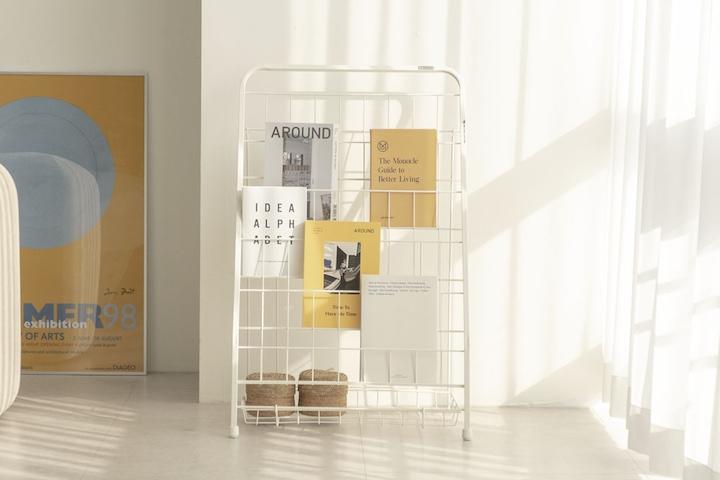 [오늘의딜]크림 매거진랙 5단