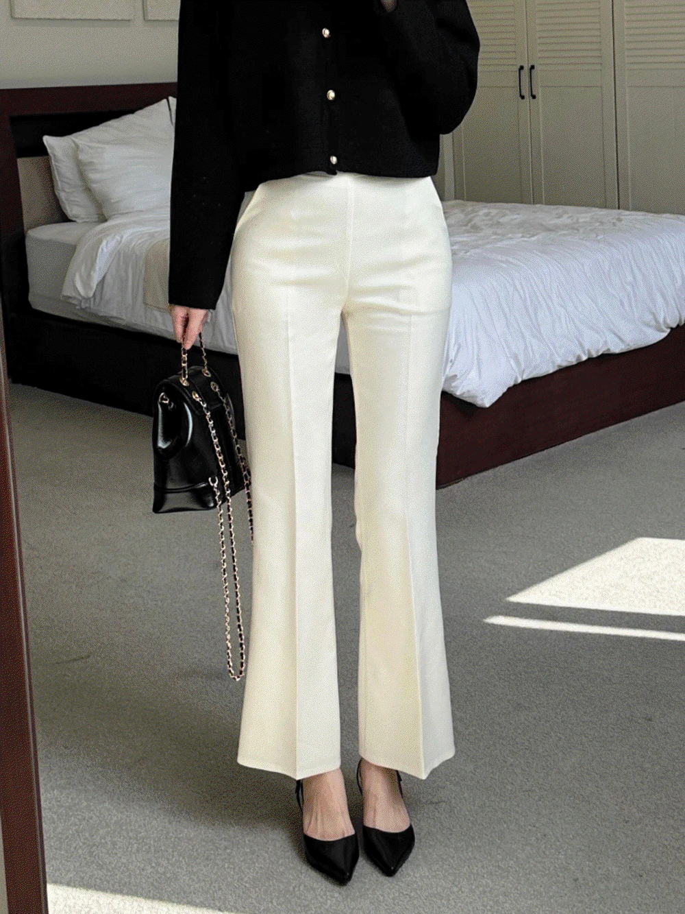 [170cm/키큰녀]  fw 베럴 세미부츠컷 롱 슬랙스 3colors