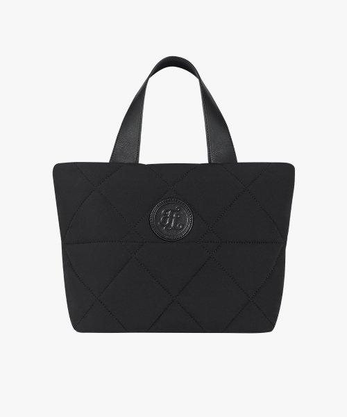 패딩 퀼팅 토트백(블랙)