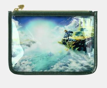 일본 닌텐도 스토어 젤다의 전설 왕국의 눈물 플랫 파우치