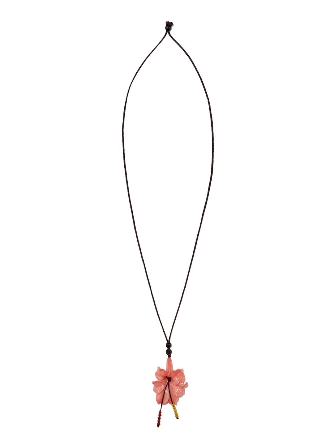 FLORAL GEM NECKLACE (PINK)