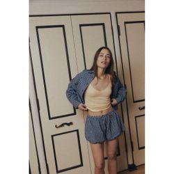 ZARA 자라 우먼 베스트 조끼 탑 상의탑스티칭 옐로우 0264500300 340953