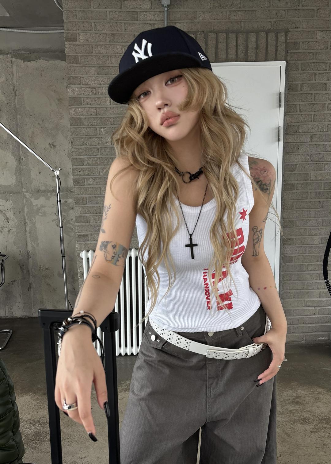 HANGOVER RIBBED SL (White)