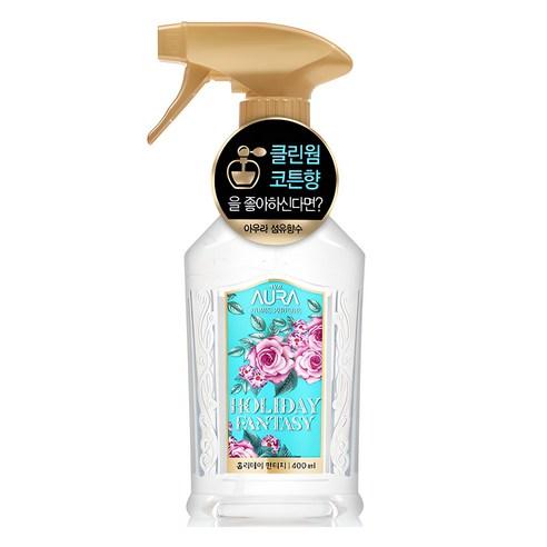 AURA 섬유향수, 홀리데이 판타지, 400ml, 1개 - 섬유탈취제 | 쿠팡