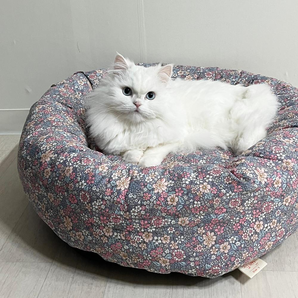 가티가티 고양이 마약방석 쿠션 강아지 원형 도넛 M