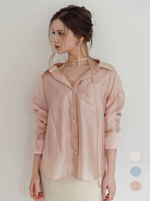 NEW Jadin Sheer Pink Shirts