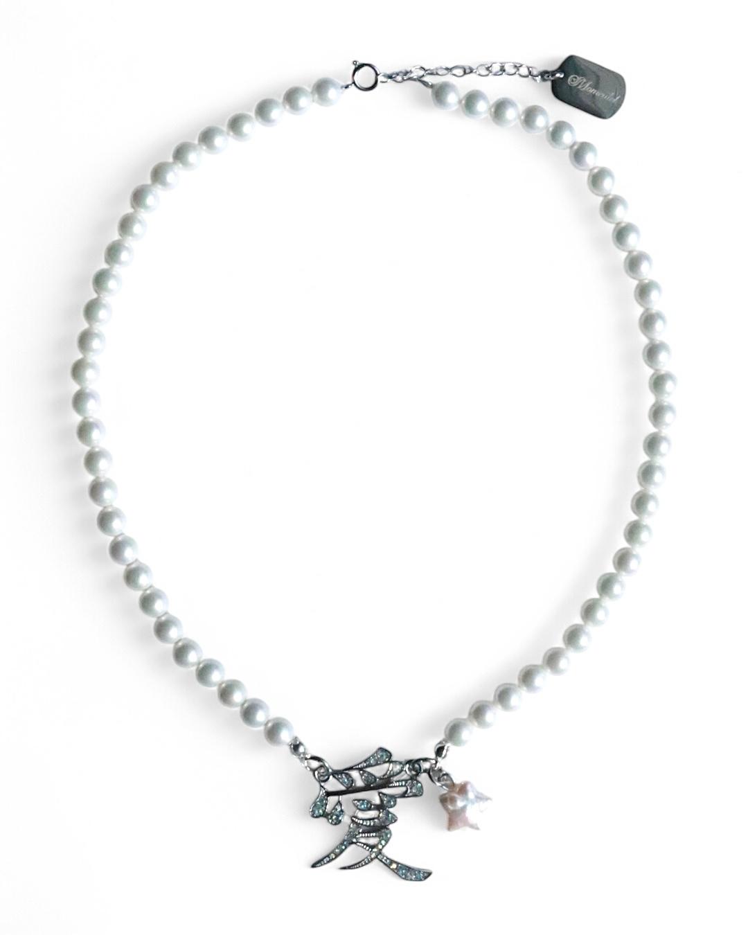 Love Star Pearl  Pendant NECKLACE