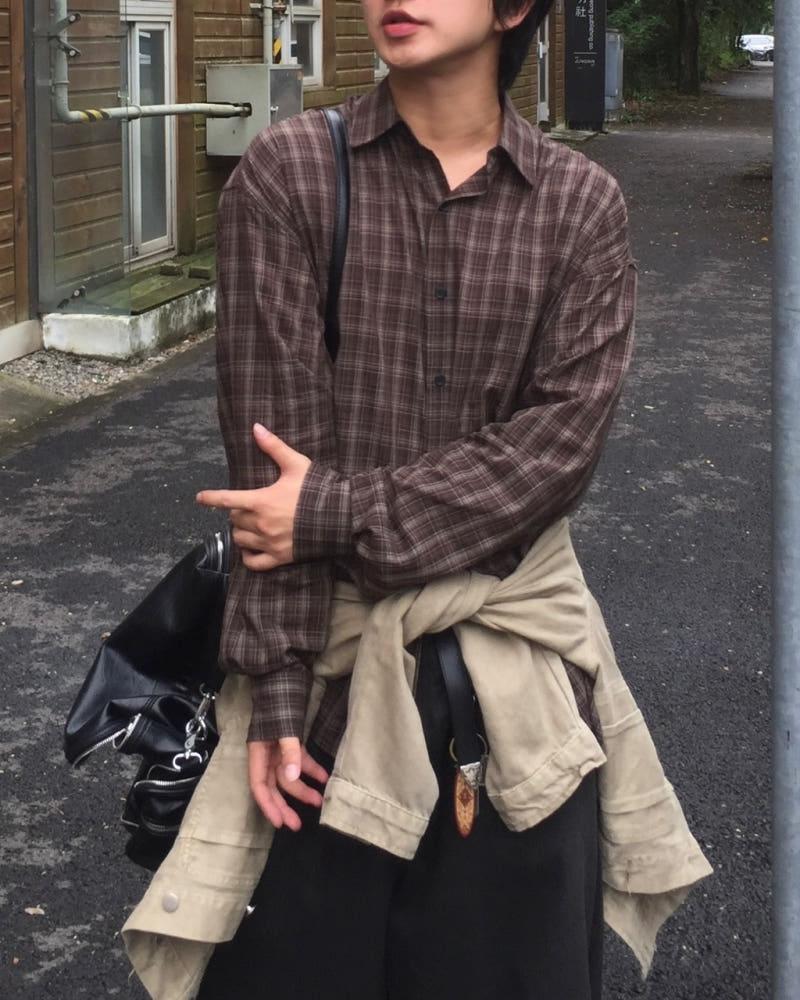 머츄어 매치 체크셔츠 3C