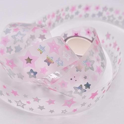 글리터실버별 키스컷 테이프