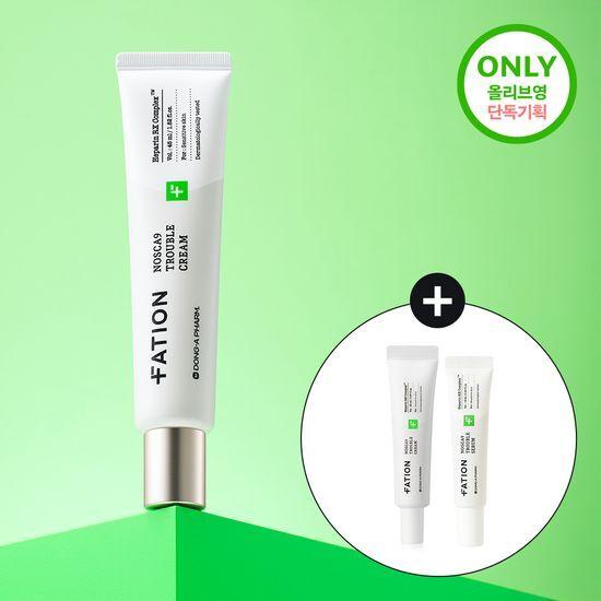 [단독기획/대용량] 파티온 노스카나인 트러블 크림 45ml 기획(+20ml+세럼15ml)