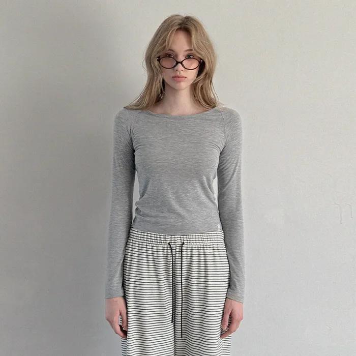 러핏 기모 나그랑 긴팔 티셔츠