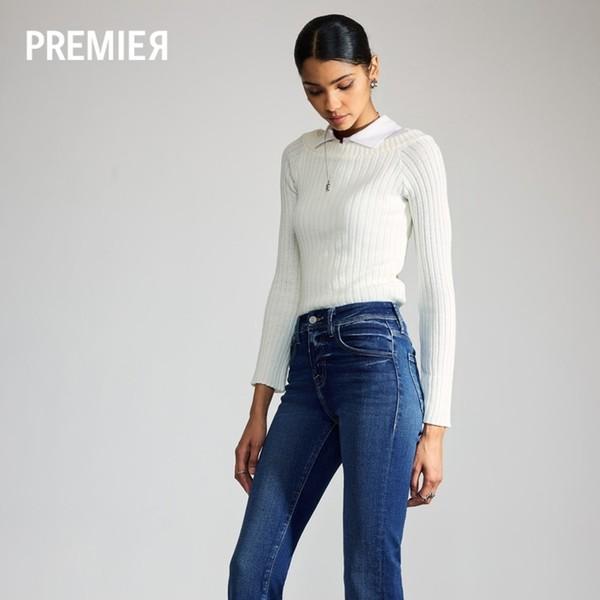 프리미어 하이웨이스트 부츠컷 제시