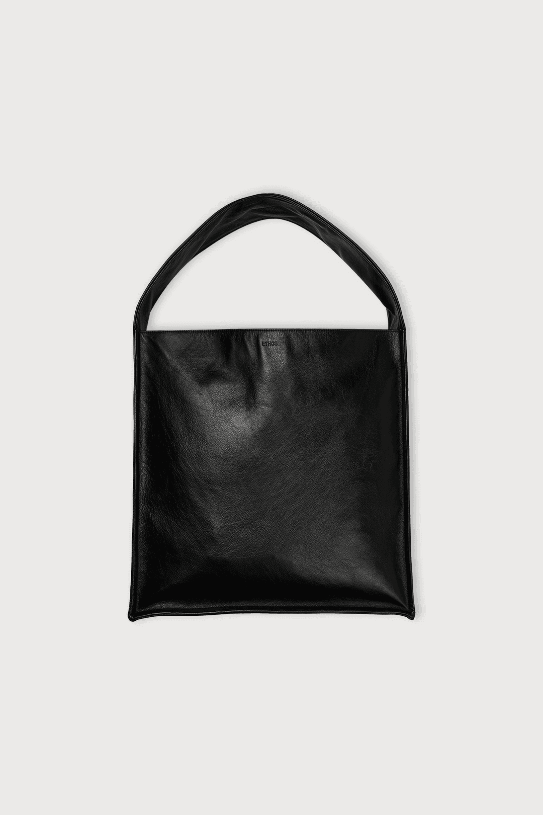 WIDE STRAP LEATHER BAG