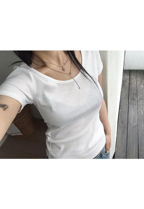 이즈이즈 Dade Rib Tee