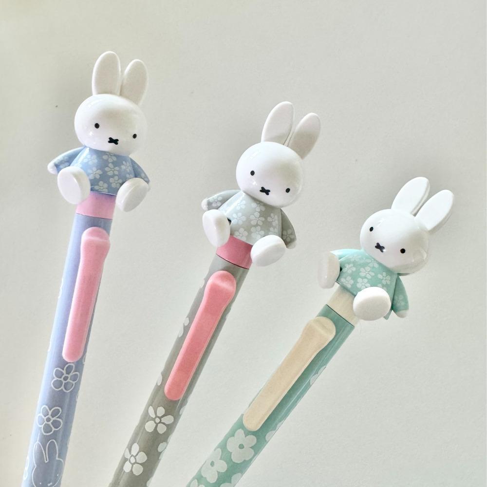 제이월드 미피 miffy 움직이는 오스와리 플로랄 액션볼펜 0.7mm