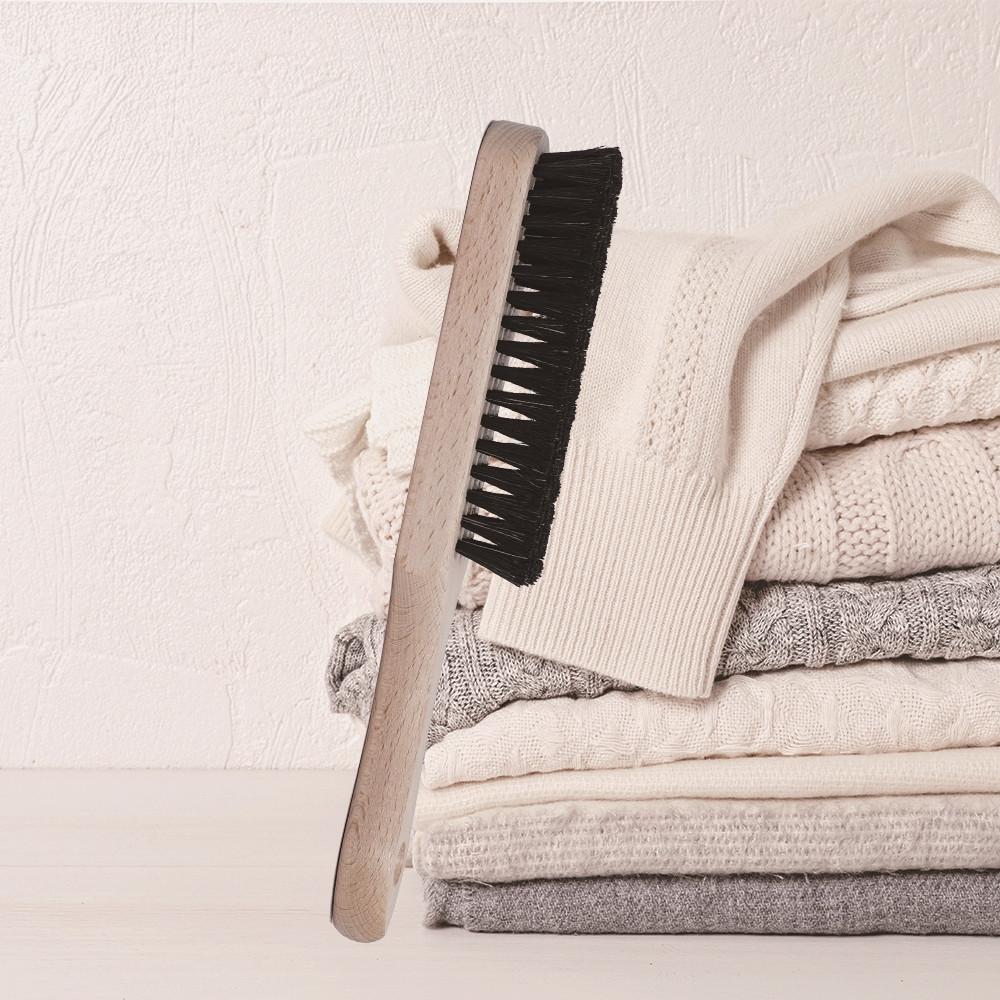 폴리보이 천연 돈모 먼지 제거 옷 솔 브러쉬 / 캐시미어 울 코트 의류 보풀 관리